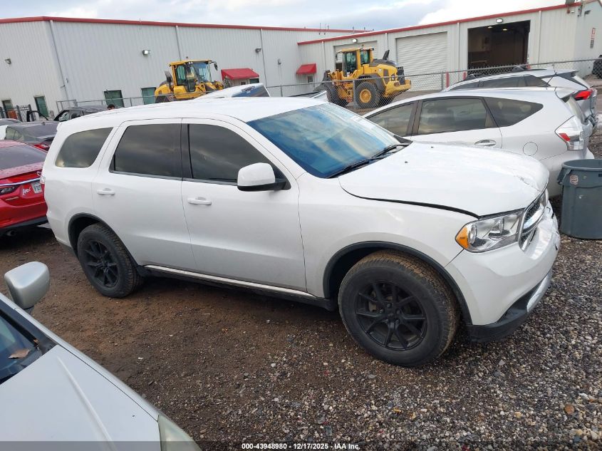 2013 Dodge Durango Sxt VIN: 1C4RDHAG6DC637291 Lot: 43948980