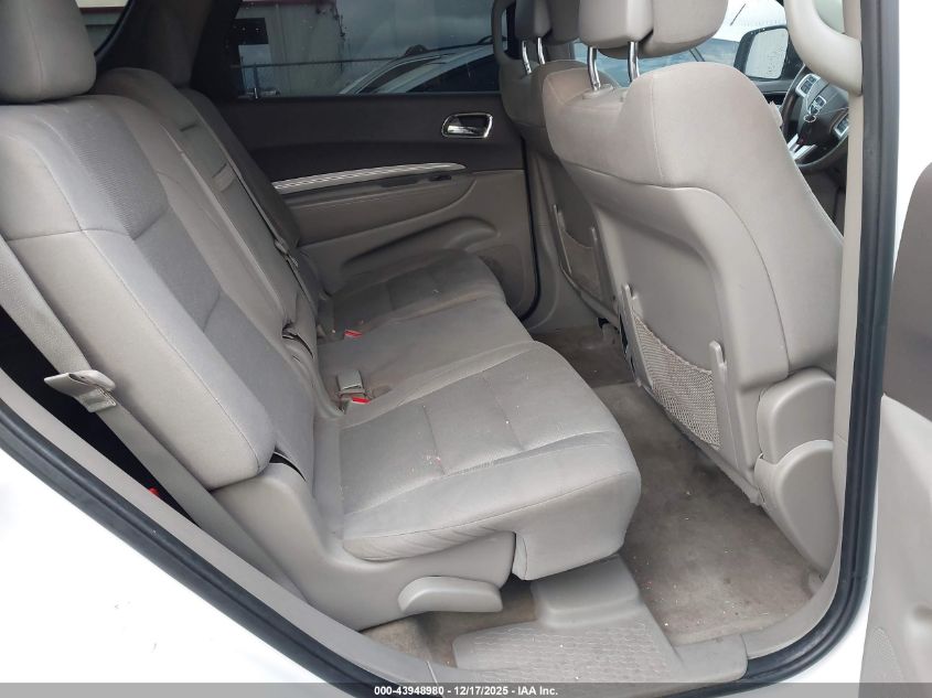 2013 Dodge Durango Sxt VIN: 1C4RDHAG6DC637291 Lot: 43948980