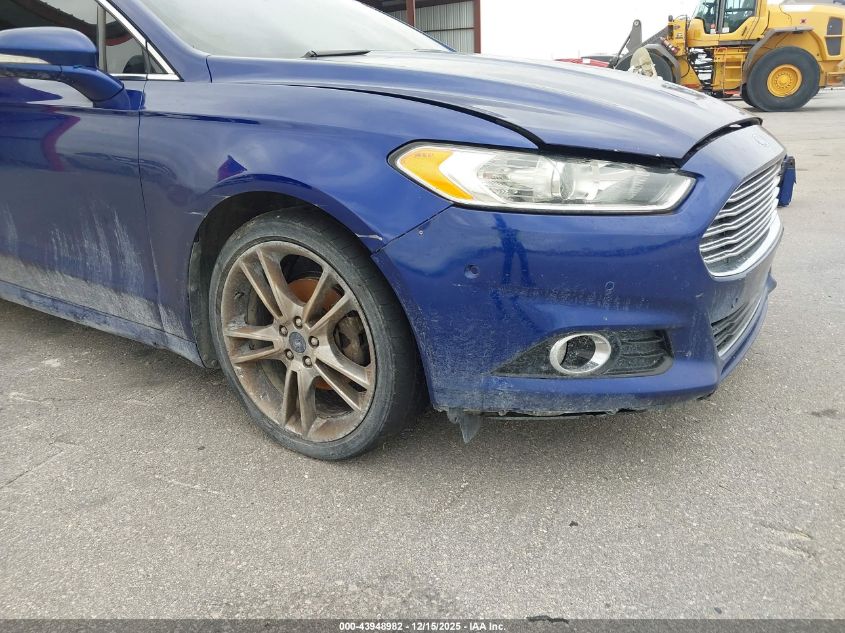 2013 Ford Fusion Titanium VIN: 3FA6P0K9XDR265876 Lot: 43948982
