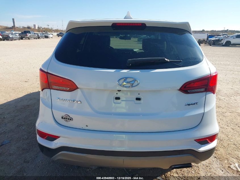 2017 Hyundai Santa Fe Sport 2.4L VIN: 5NMZT3LB6HH019550 Lot: 43948983