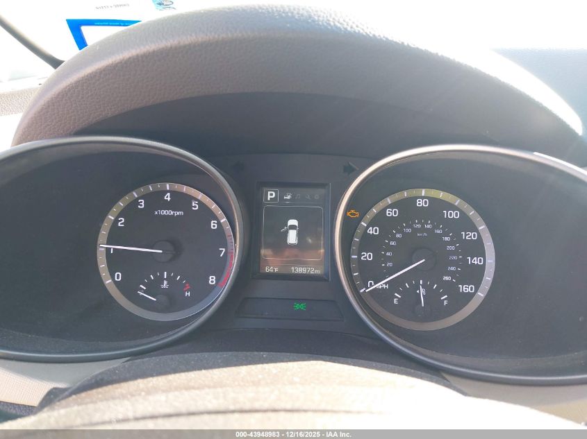 2017 Hyundai Santa Fe Sport 2.4L VIN: 5NMZT3LB6HH019550 Lot: 43948983