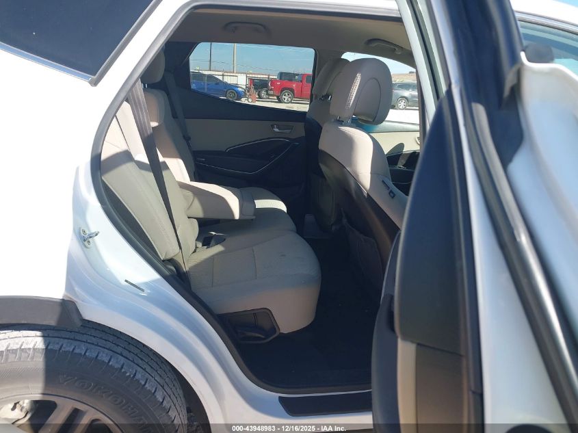 2017 Hyundai Santa Fe Sport 2.4L VIN: 5NMZT3LB6HH019550 Lot: 43948983