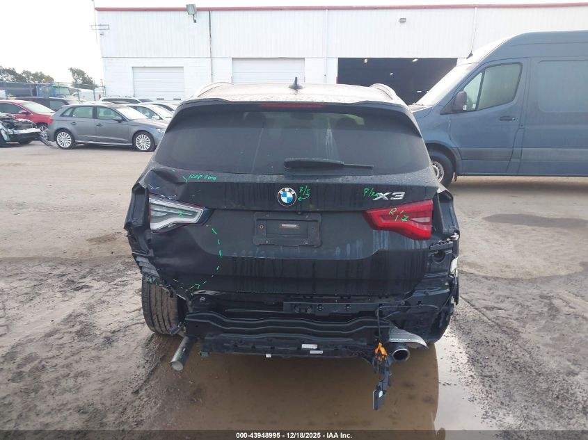 2018 BMW X3 xDrive30I VIN: 5UXTR9C58JLD58169 Lot: 43948995