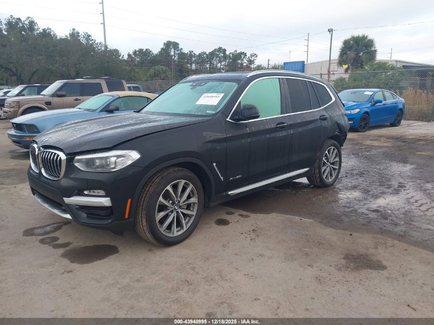 2018 BMW X3 xDrive30I VIN: 5UXTR9C58JLD58169 Lot: 43948995