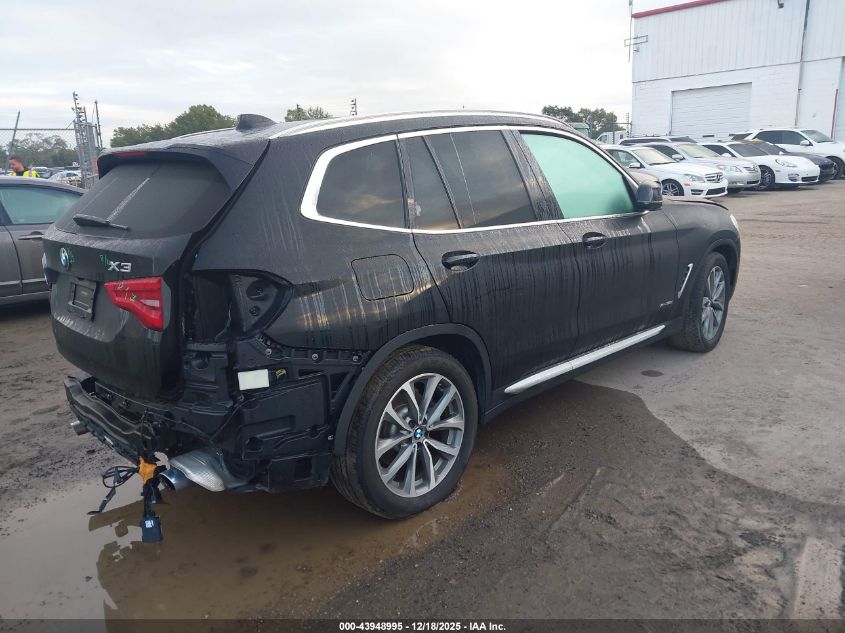 2018 BMW X3 xDrive30I VIN: 5UXTR9C58JLD58169 Lot: 43948995