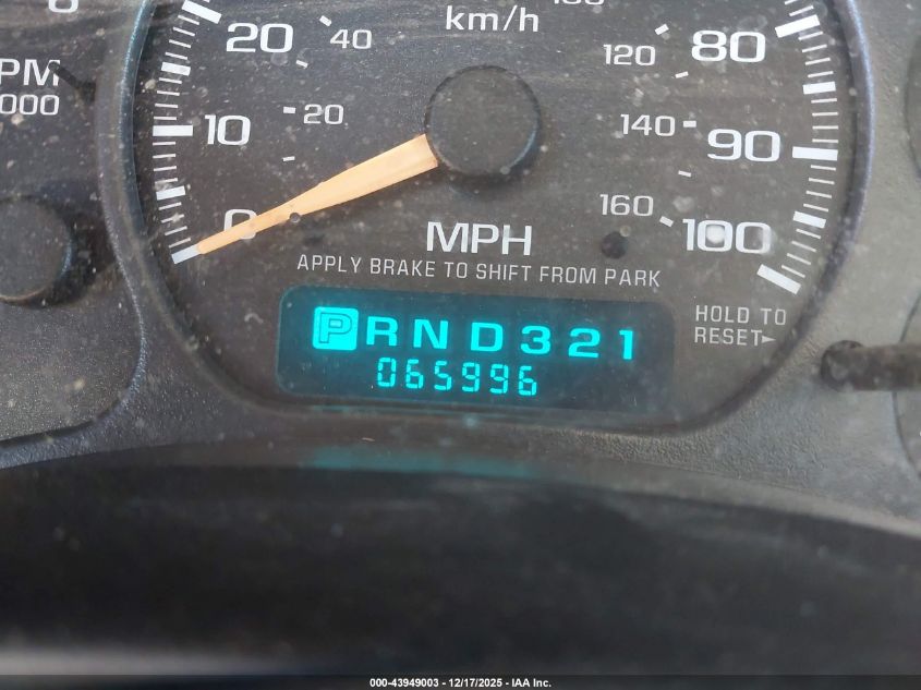 2002 Chevrolet Tahoe Ls VIN: 1GNEC13Z22J205742 Lot: 43949003