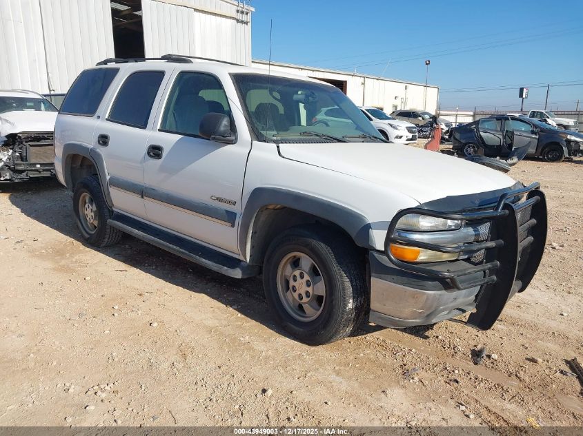 2002 Chevrolet Tahoe Ls VIN: 1GNEC13Z22J205742 Lot: 43949003