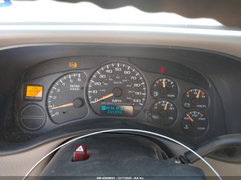 2002 Chevrolet Tahoe Ls VIN: 1GNEC13Z22J205742 Lot: 43949003