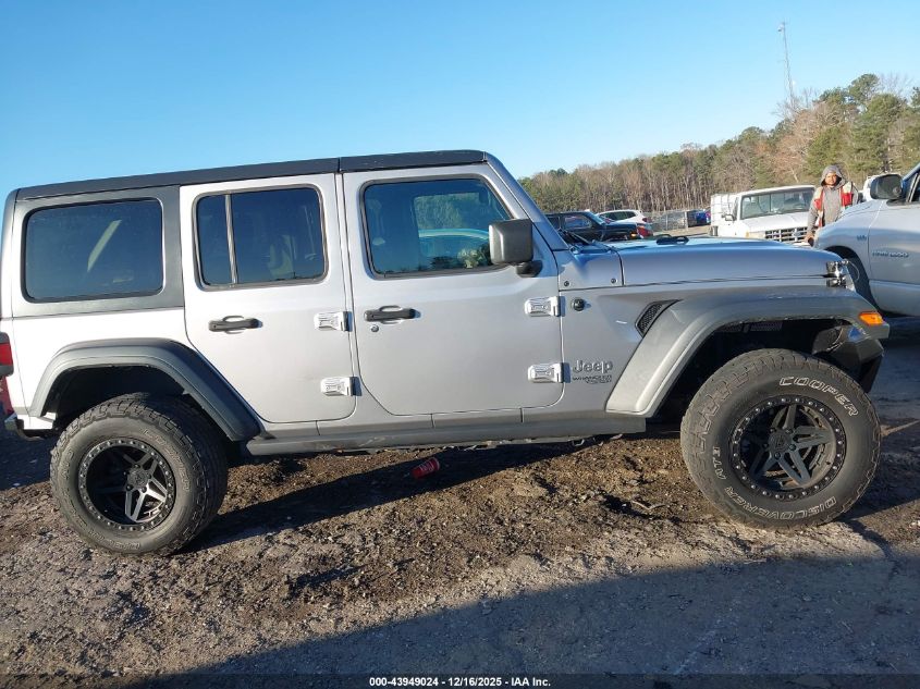 2018 Jeep Wrangler Unlimited Sport S 4X4 VIN: 1C4HJXDG9JW196454 Lot: 43949024