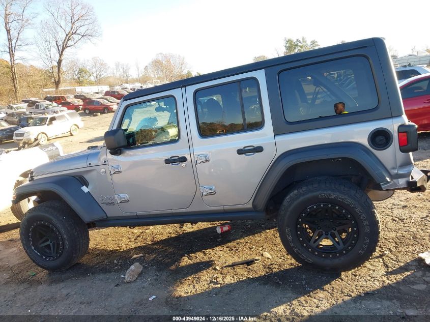 2018 Jeep Wrangler Unlimited Sport S 4X4 VIN: 1C4HJXDG9JW196454 Lot: 43949024