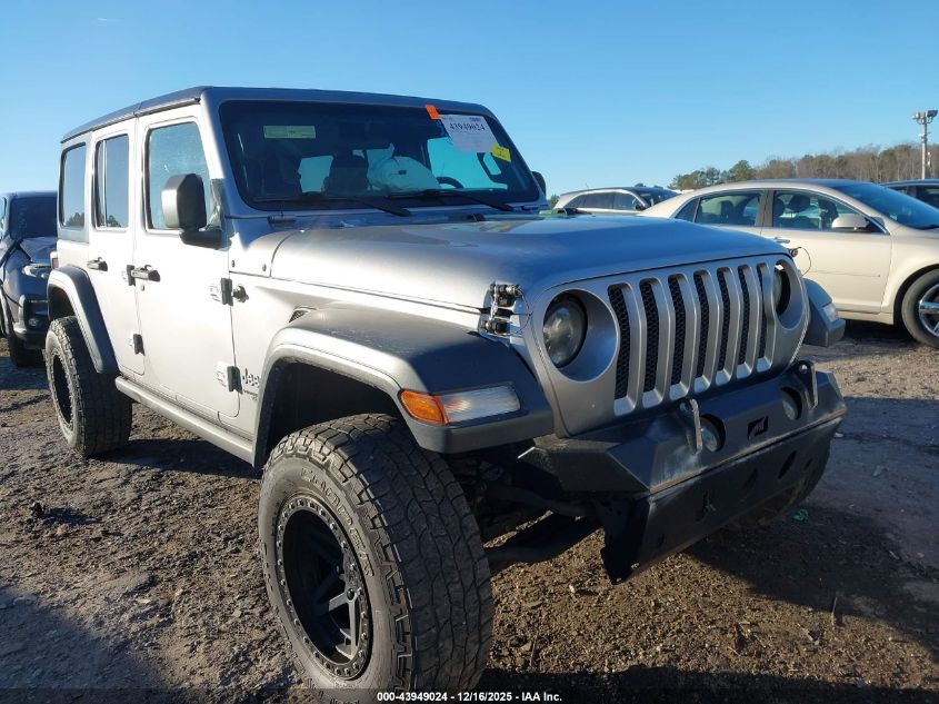 2018 Jeep Wrangler Unlimited Sport S 4X4 VIN: 1C4HJXDG9JW196454 Lot: 43949024