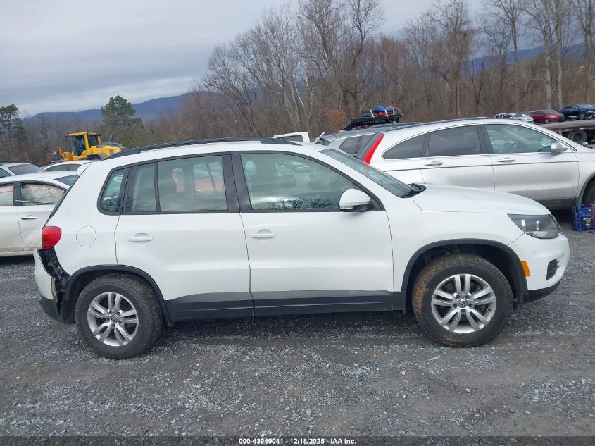 2015 Volkswagen Tiguan S VIN: WVGBV7AX9FW509469 Lot: 43949041