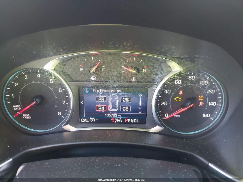 2019 Chevrolet Equinox Lt VIN: 2GNAXJEV8K6264725 Lot: 43949042