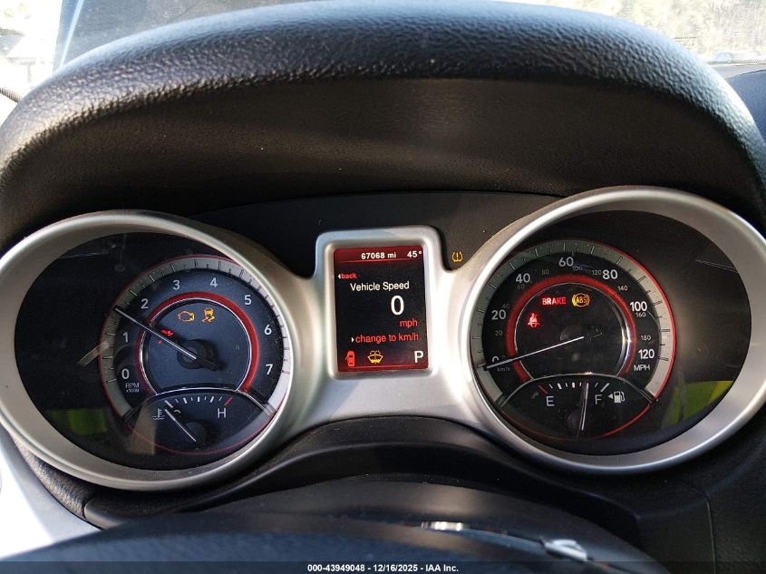 2019 Dodge Journey Se VIN: 3C4PDCBB8KT872581 Lot: 43949048