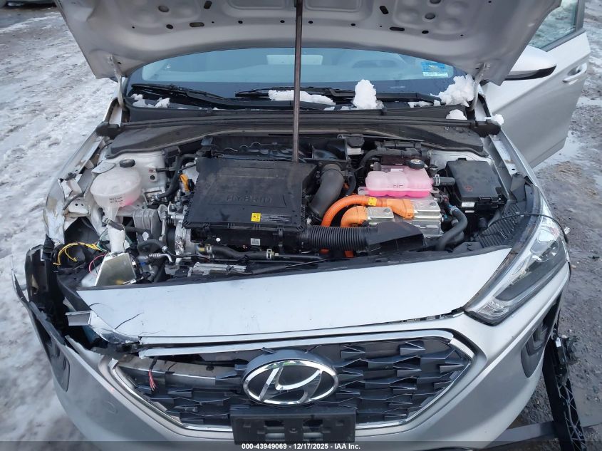 2020 Hyundai Ioniq Hybrid Blue VIN: KMHC65LCXLU240227 Lot: 43949069