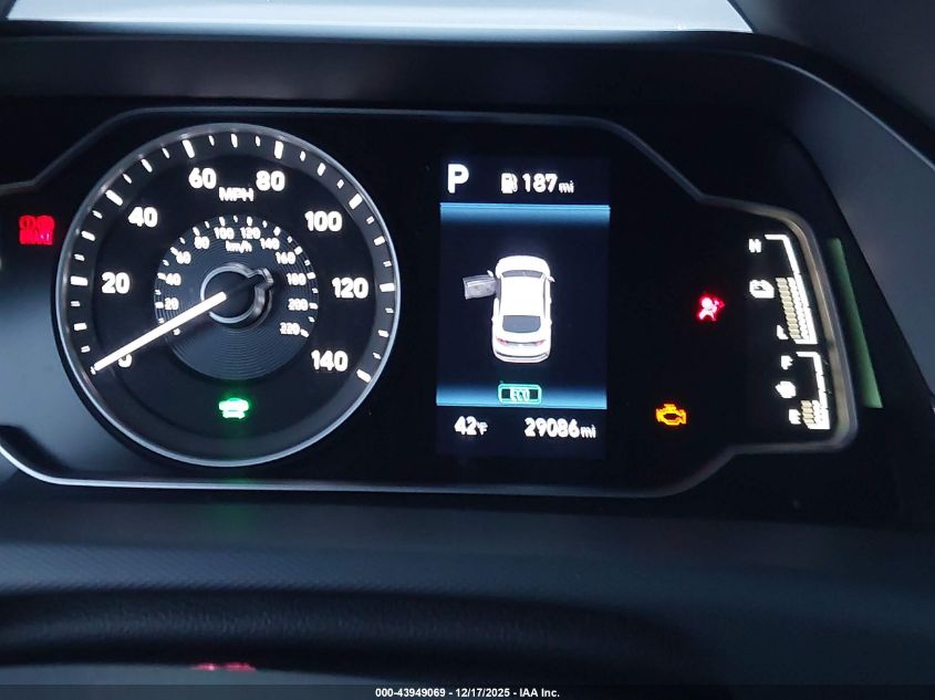 2020 Hyundai Ioniq Hybrid Blue VIN: KMHC65LCXLU240227 Lot: 43949069