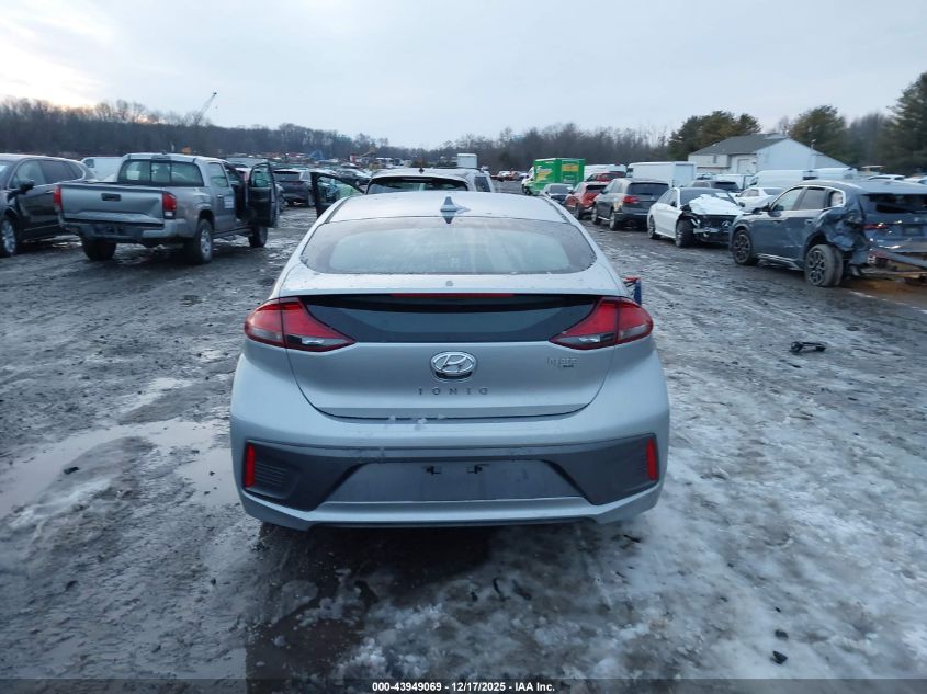 2020 Hyundai Ioniq Hybrid Blue VIN: KMHC65LCXLU240227 Lot: 43949069