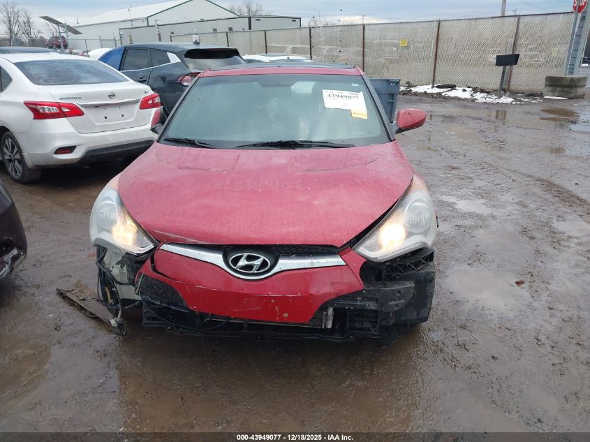 2016 Hyundai Veloster VIN: KMHTC6ADXGU251809 Lot: 43949077