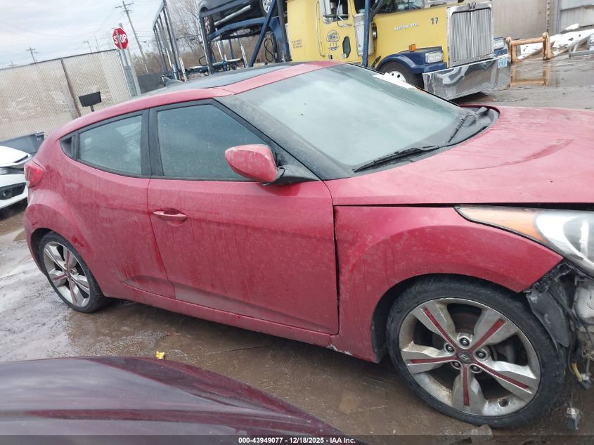 2016 Hyundai Veloster VIN: KMHTC6ADXGU251809 Lot: 43949077