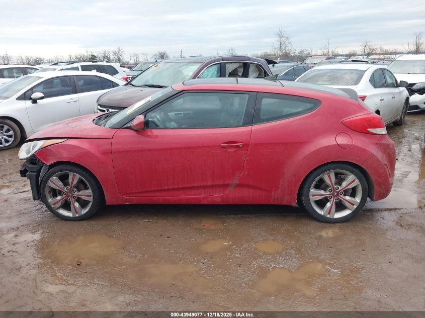 2016 Hyundai Veloster VIN: KMHTC6ADXGU251809 Lot: 43949077