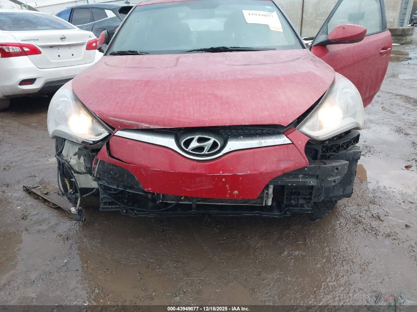 2016 Hyundai Veloster VIN: KMHTC6ADXGU251809 Lot: 43949077