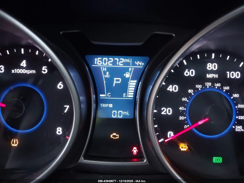 2016 Hyundai Veloster VIN: KMHTC6ADXGU251809 Lot: 43949077