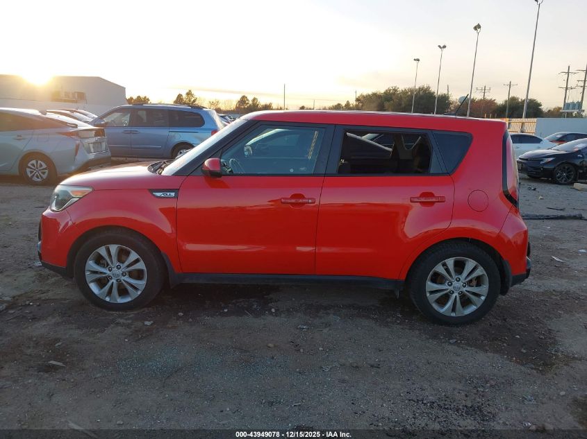 2016 Kia Soul + VIN: KNDJP3A56G7836036 Lot: 43949078