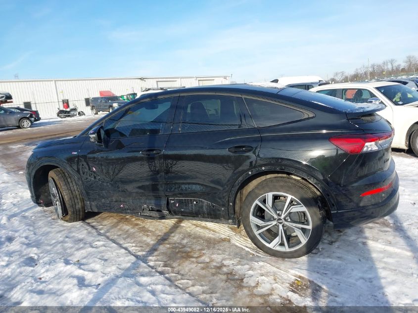 2023 Audi Q4 Sportback E-Tron Premium Plus 50 Quattro VIN: WA132BFZ6PP037736 Lot: 43949082