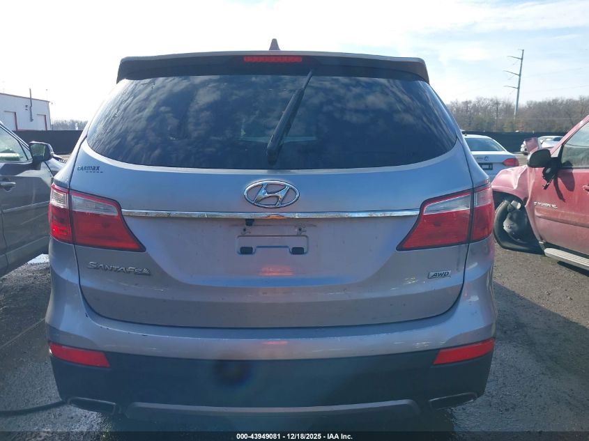2013 Hyundai Santa Fe Gls VIN: KM8SNDHF3DU012129 Lot: 43949081