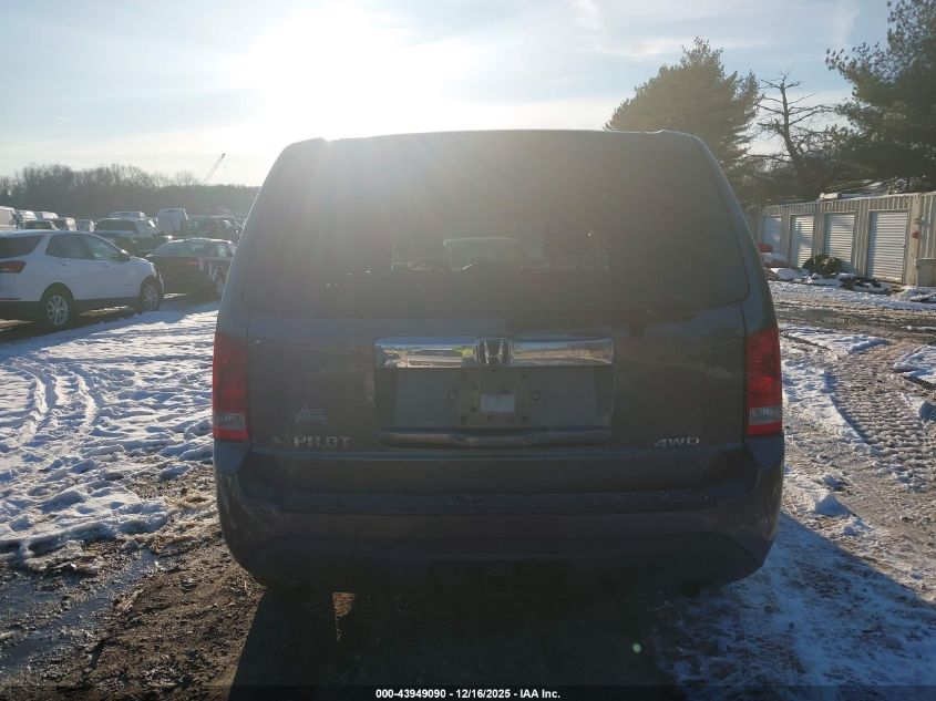 2015 Honda Pilot Lx VIN: 5FNYF4H24FB075552 Lot: 43949090