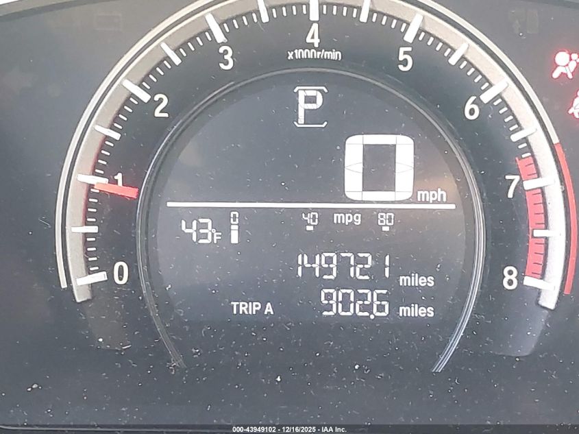 2017 Honda Civic Lx VIN: 2HGFC2F58HH519161 Lot: 43949102