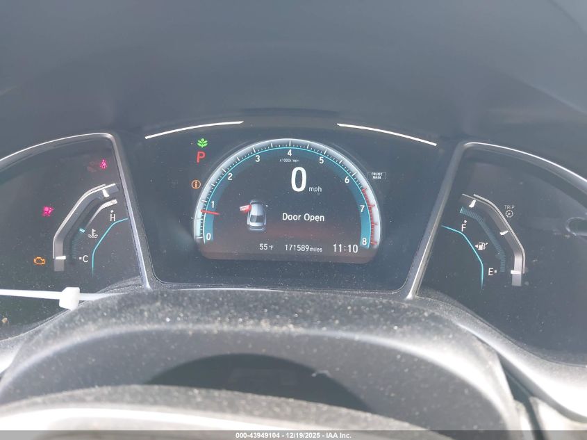 2017 Honda Civic Ex-T VIN: 2HGFC1F33HH655433 Lot: 43949104