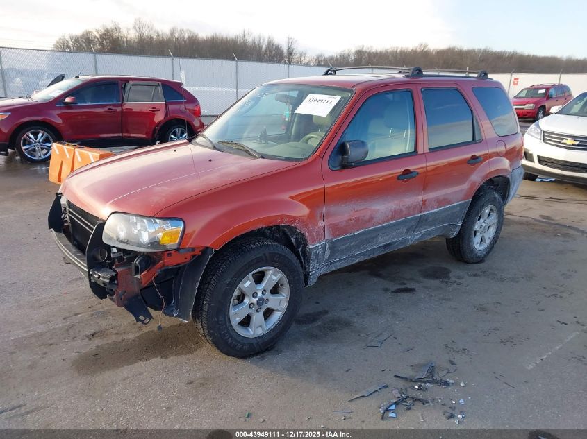 2007 Ford Escape Xlt/Xlt Sport VIN: 1FMYU93187KA62420 Lot: 43949111