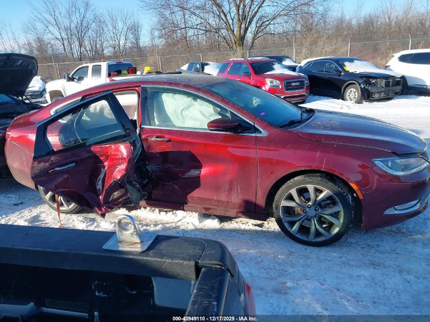 2016 Chrysler 200 C VIN: 1C3CCCEG4GN135625 Lot: 43949110