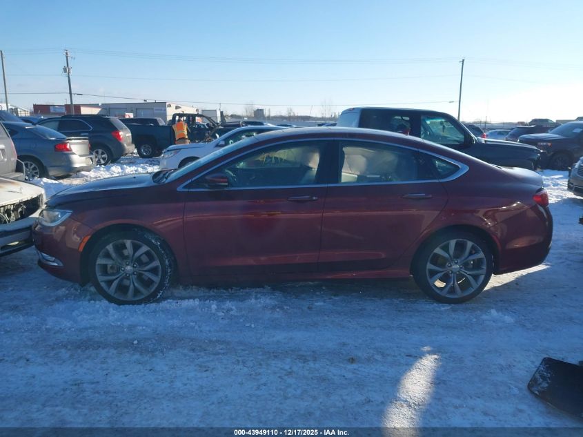 2016 Chrysler 200 C VIN: 1C3CCCEG4GN135625 Lot: 43949110
