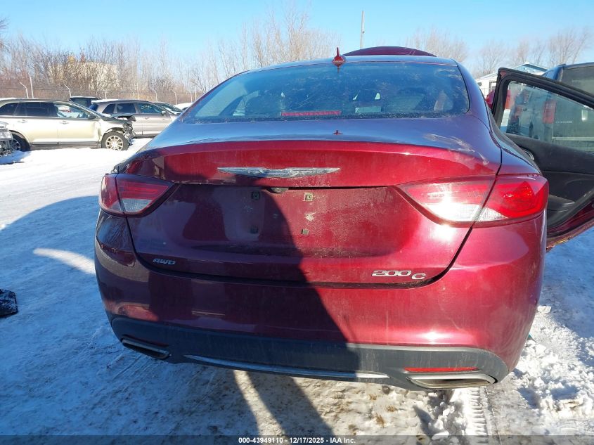2016 Chrysler 200 C VIN: 1C3CCCEG4GN135625 Lot: 43949110