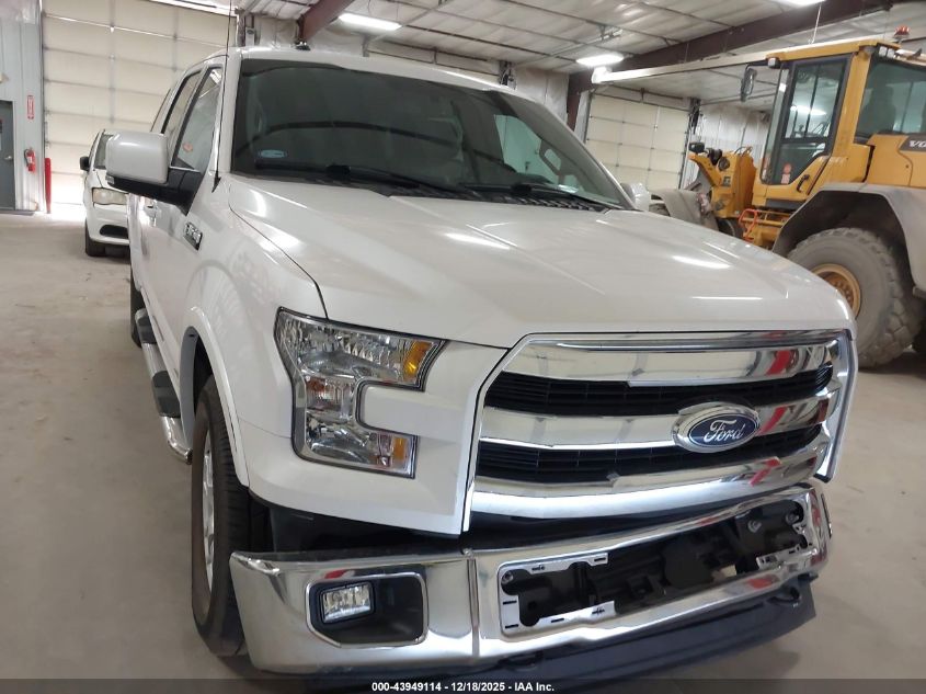 2017 Ford F-150 Lariat VIN: 1FTEW1EF1HKD45500 Lot: 43949114