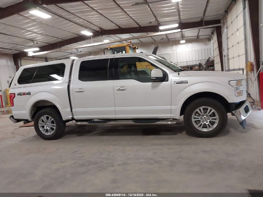 2017 Ford F-150 Lariat VIN: 1FTEW1EF1HKD45500 Lot: 43949114
