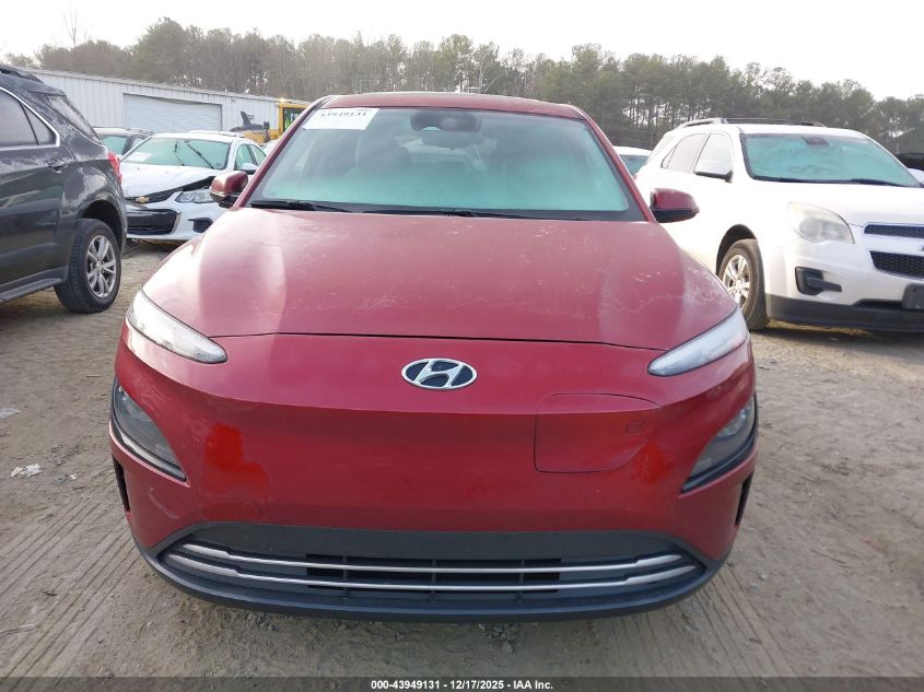 2023 Hyundai Kona Electric Sel VIN: KM8K33AG4PU191482 Lot: 43949131