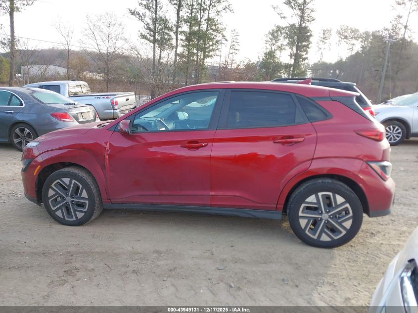 2023 Hyundai Kona Electric Sel VIN: KM8K33AG4PU191482 Lot: 43949131
