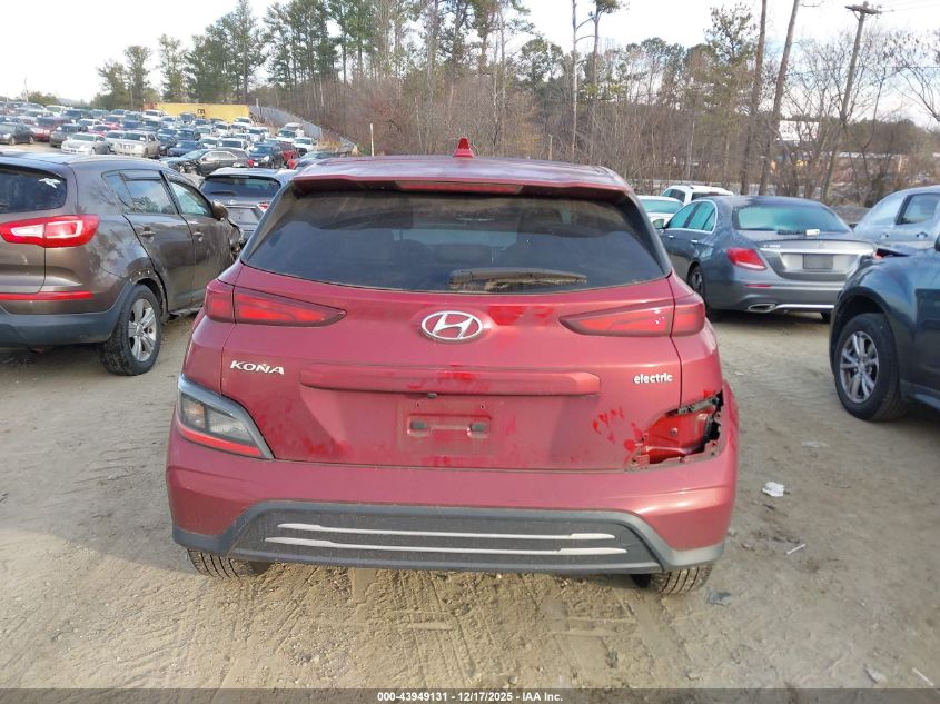 2023 Hyundai Kona Electric Sel VIN: KM8K33AG4PU191482 Lot: 43949131