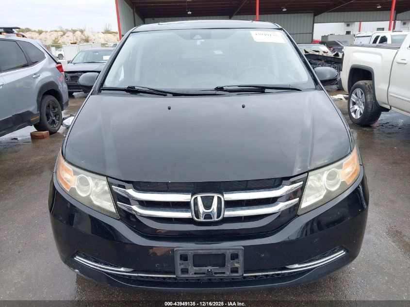 2014 Honda Odyssey Ex-L VIN: 5FNRL5H69EB055706 Lot: 43949135