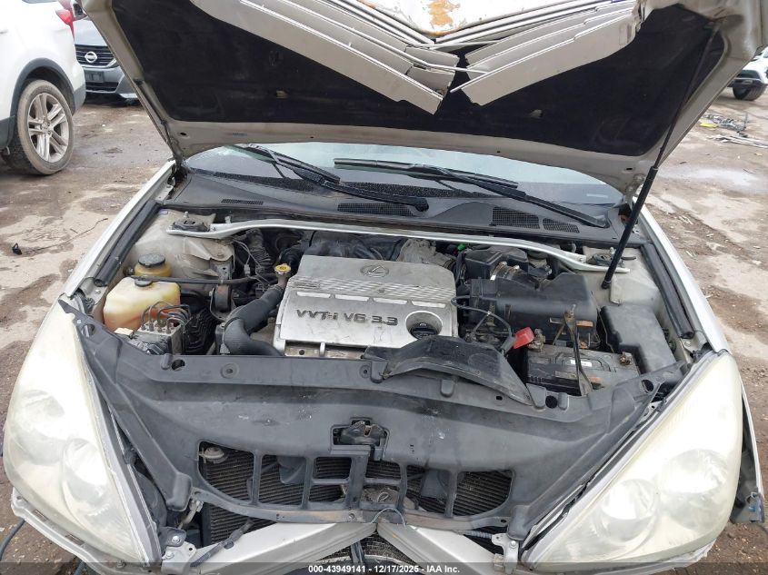 2004 Lexus Es 330 VIN: JTHBA30G145012007 Lot: 43949141