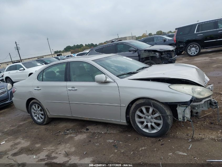 2004 Lexus Es 330 VIN: JTHBA30G145012007 Lot: 43949141