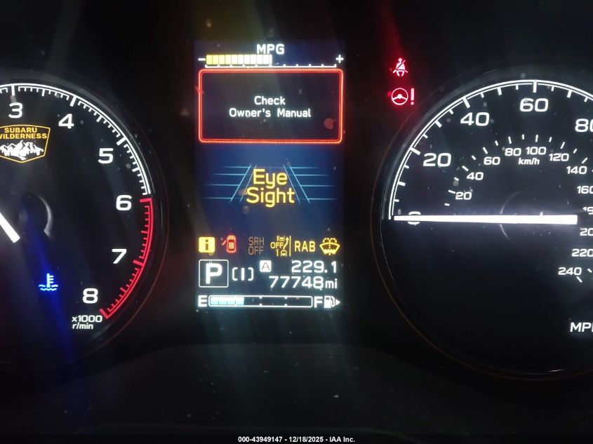 2022 Subaru Forester Wilderness VIN: JF2SKAMC4NH473990 Lot: 43949147