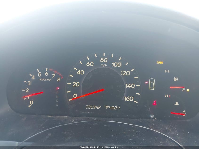 2008 Honda Odyssey Ex-L VIN: 5FNRL38658B050611 Lot: 43949155