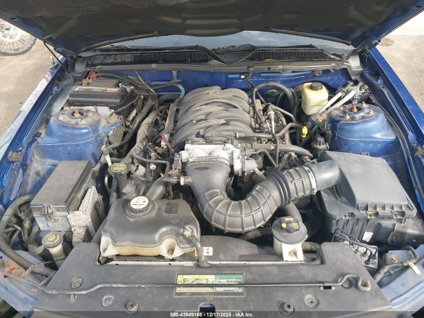 2006 Ford Mustang Gt VIN: 1ZVHT82H165107854 Lot: 43949168