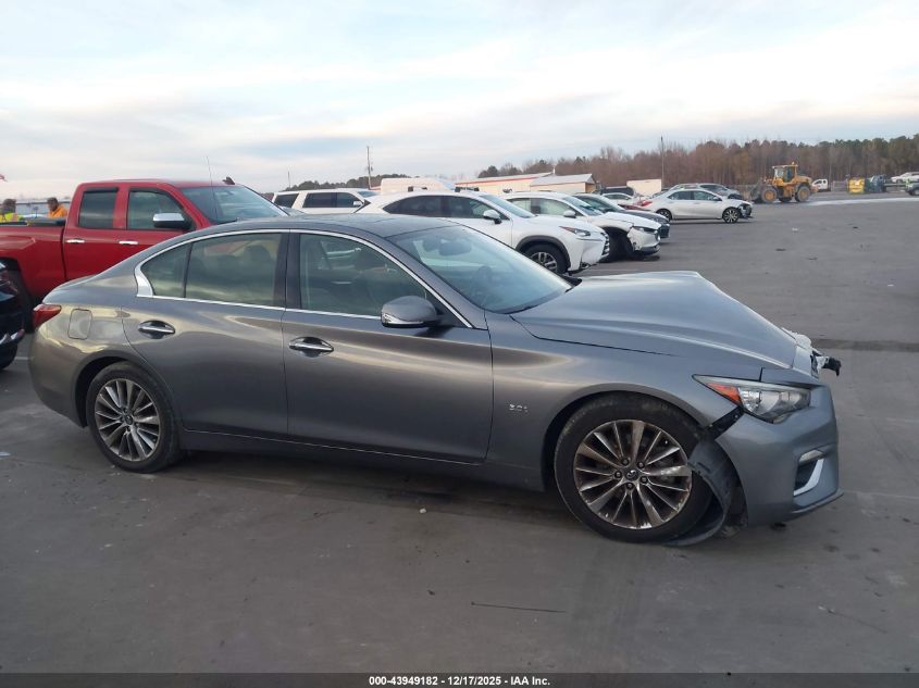 2018 Infiniti Q50 3.0T Luxe VIN: JN1EV7AR2JM438271 Lot: 43949182