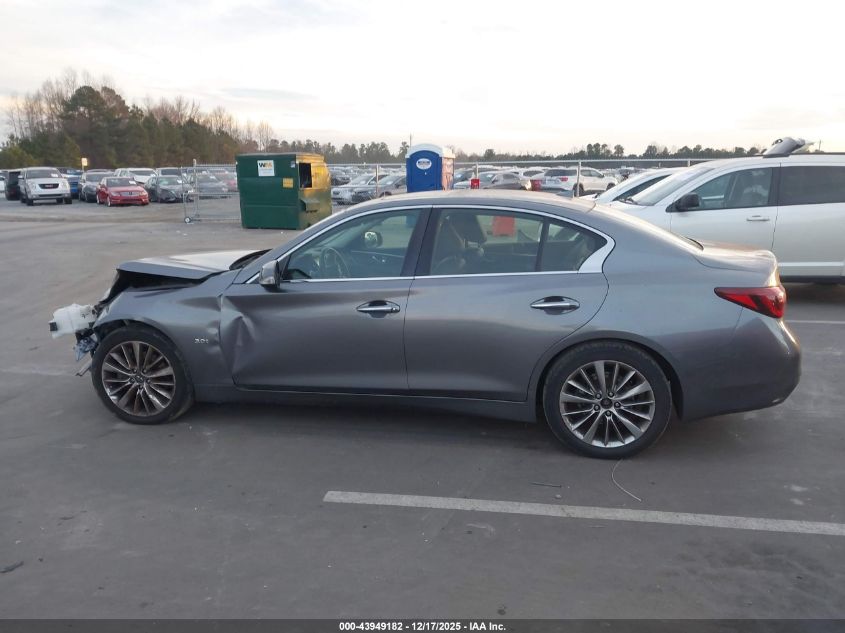 2018 Infiniti Q50 3.0T Luxe VIN: JN1EV7AR2JM438271 Lot: 43949182