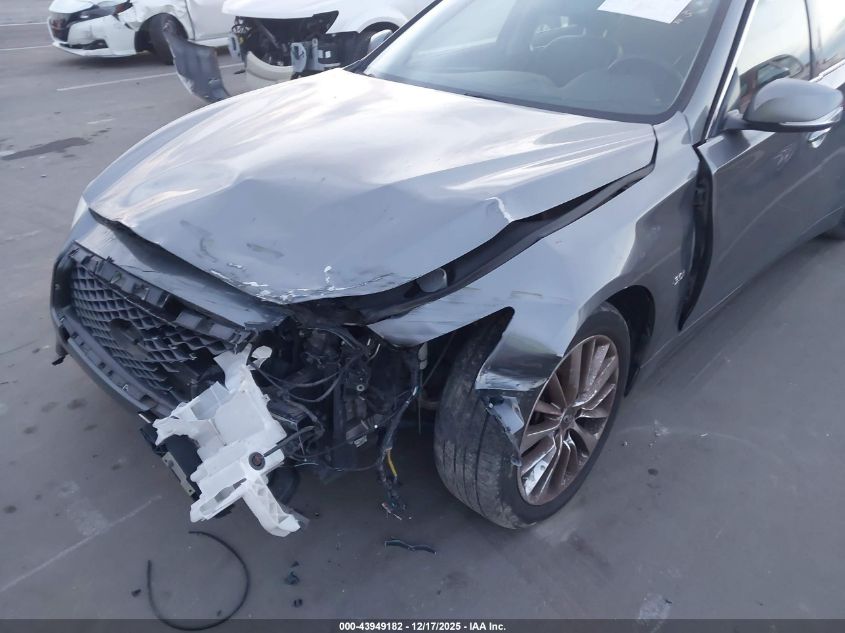 2018 Infiniti Q50 3.0T Luxe VIN: JN1EV7AR2JM438271 Lot: 43949182